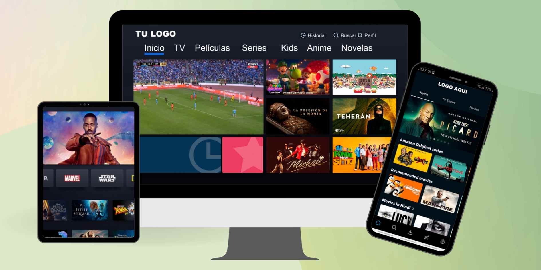 Plataforma IPTV multi-dispositivo